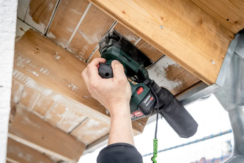 Metabo Planslip PowerMaxx SRA 12v BL Set med slipskivor utan batteri & laddare i Metabox 215