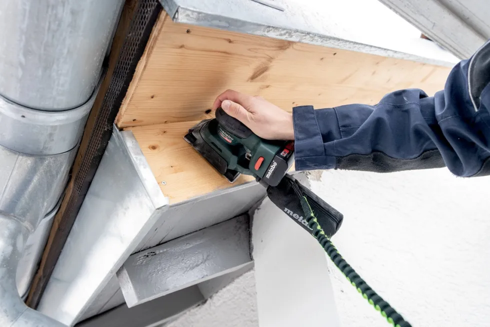 Metabo Planslip PowerMaxx SRA 12v BL Set med slipskivor utan batteri & laddare i Metabox 215