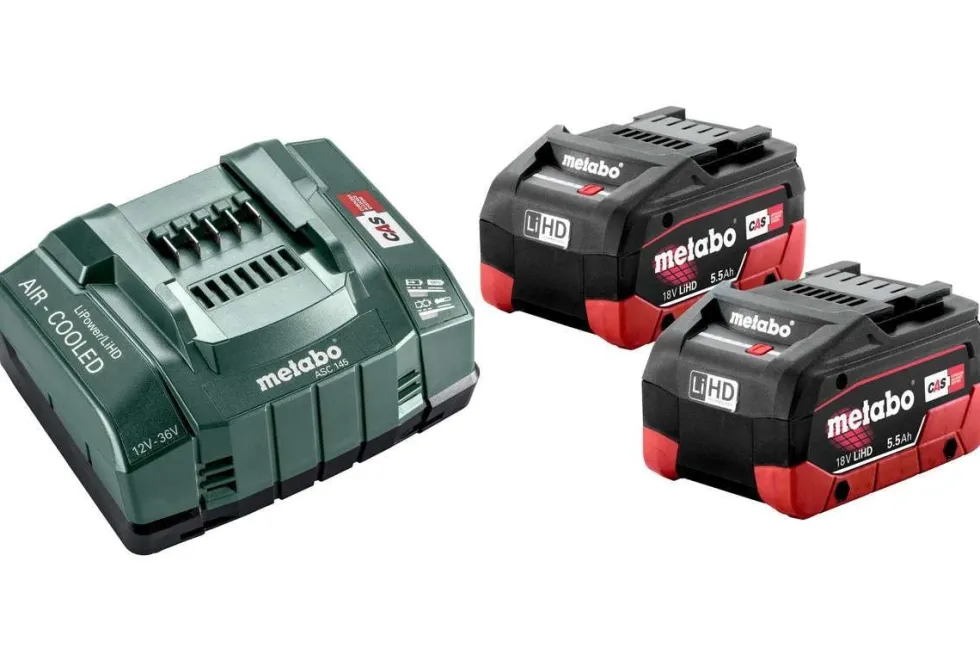 Metabo Startpaket 18V 2x5.5Ah LiHD