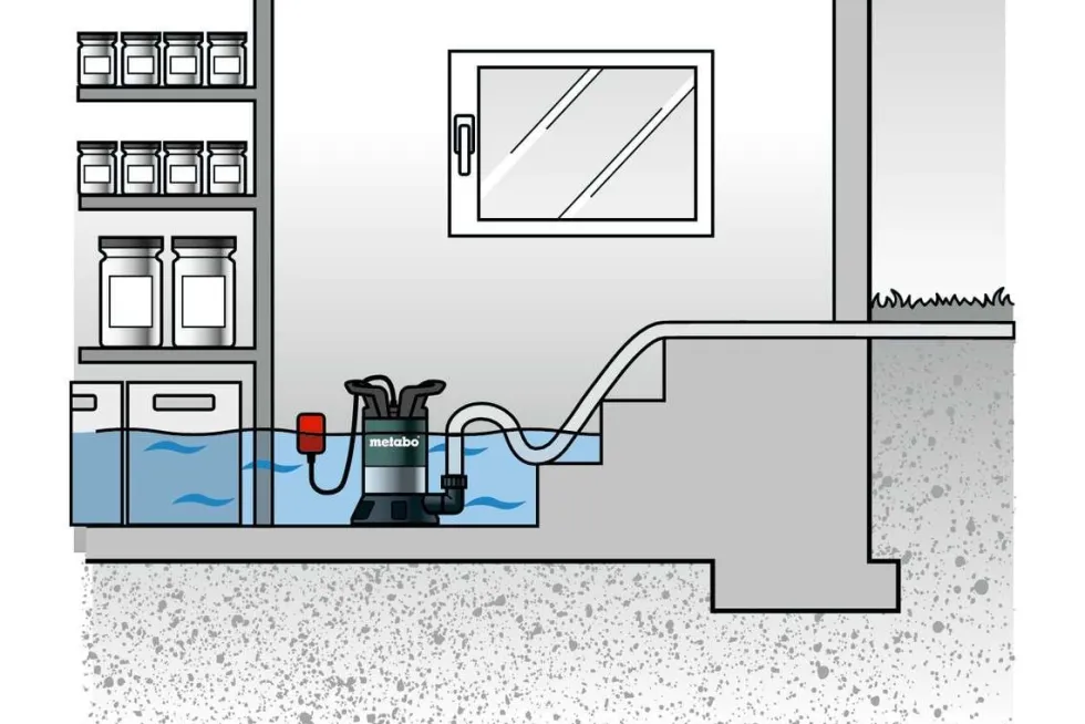Metabo TPF 6600 SN Dränkbar pump för rent vatten