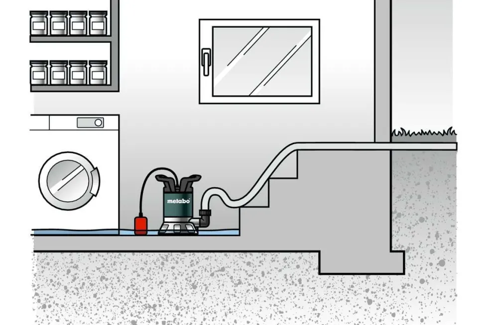 Metabo TP 12000 SI Dränkbar pump för rent vatten