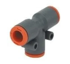 Metal Work Pneumatic Instickskoppling komposit T-koppling för 4x6mm