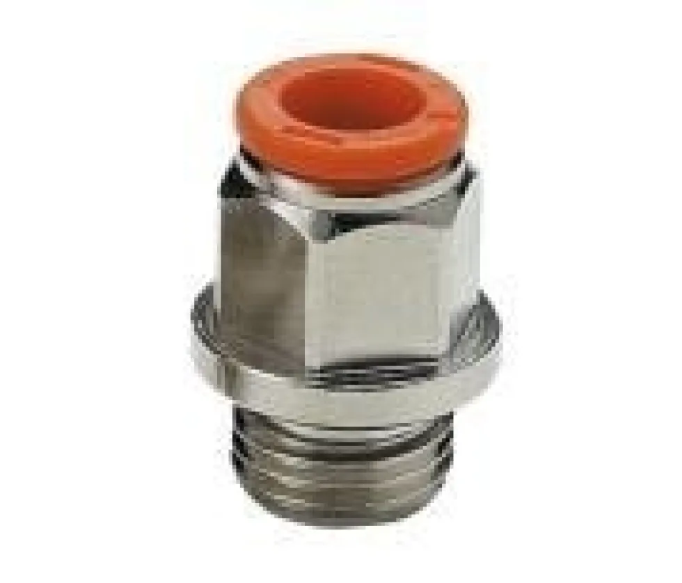 Metal Work Pneumatic Instickskoppling metall för 6x8mm Utv.gänga 1/4''