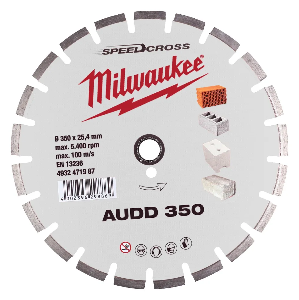 Milwaukee Diamantskiva Audd 350Mm