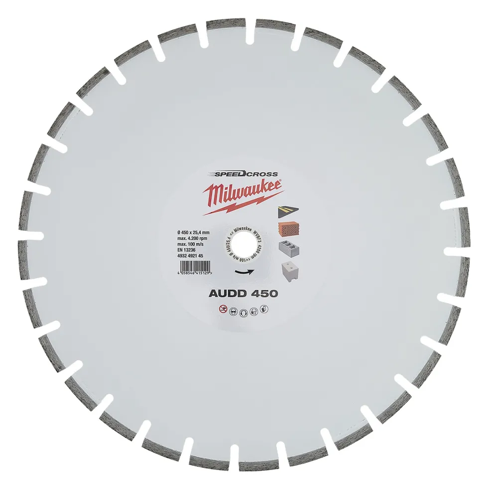 Milwaukee Diamantskiva Audd 450Mm