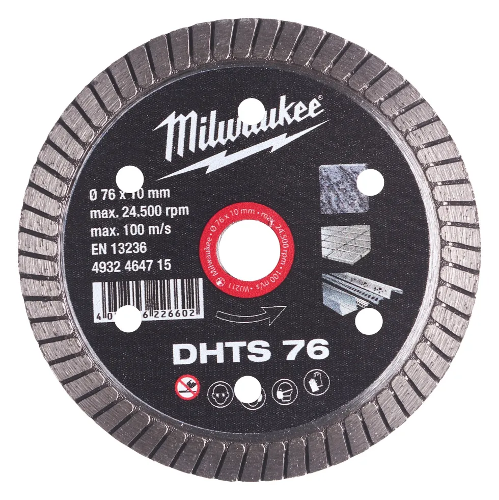 Milwaukee Diamantskiva Dhts 76/10Mm