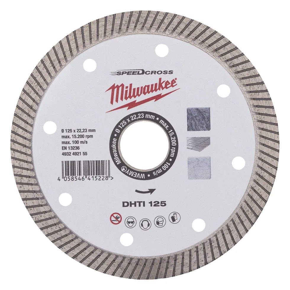 Milwaukee Diamantskiva Spd.Cr Dhti 125Mm