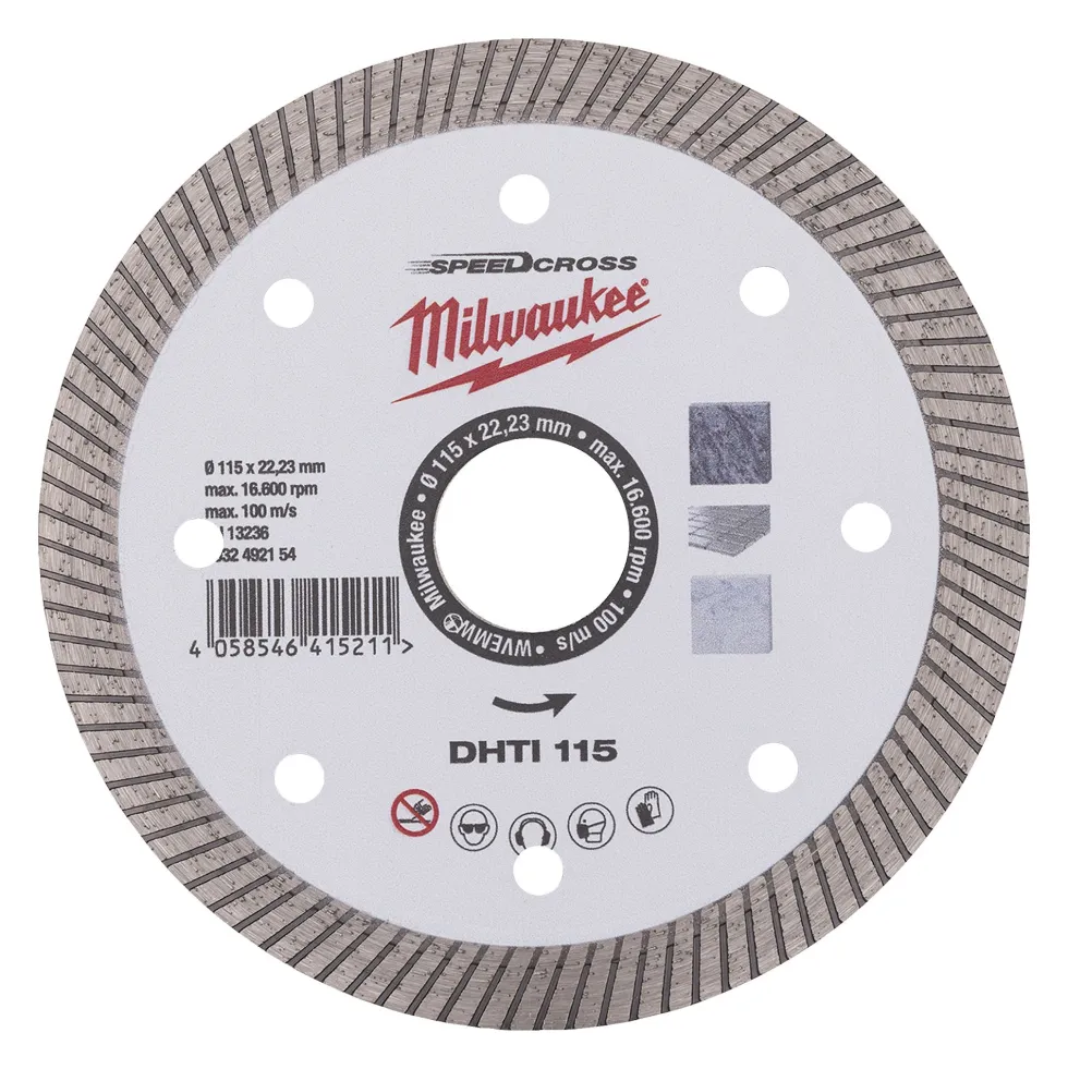 Milwaukee Diamantskiva Spd.Cr Dhti 115Mm