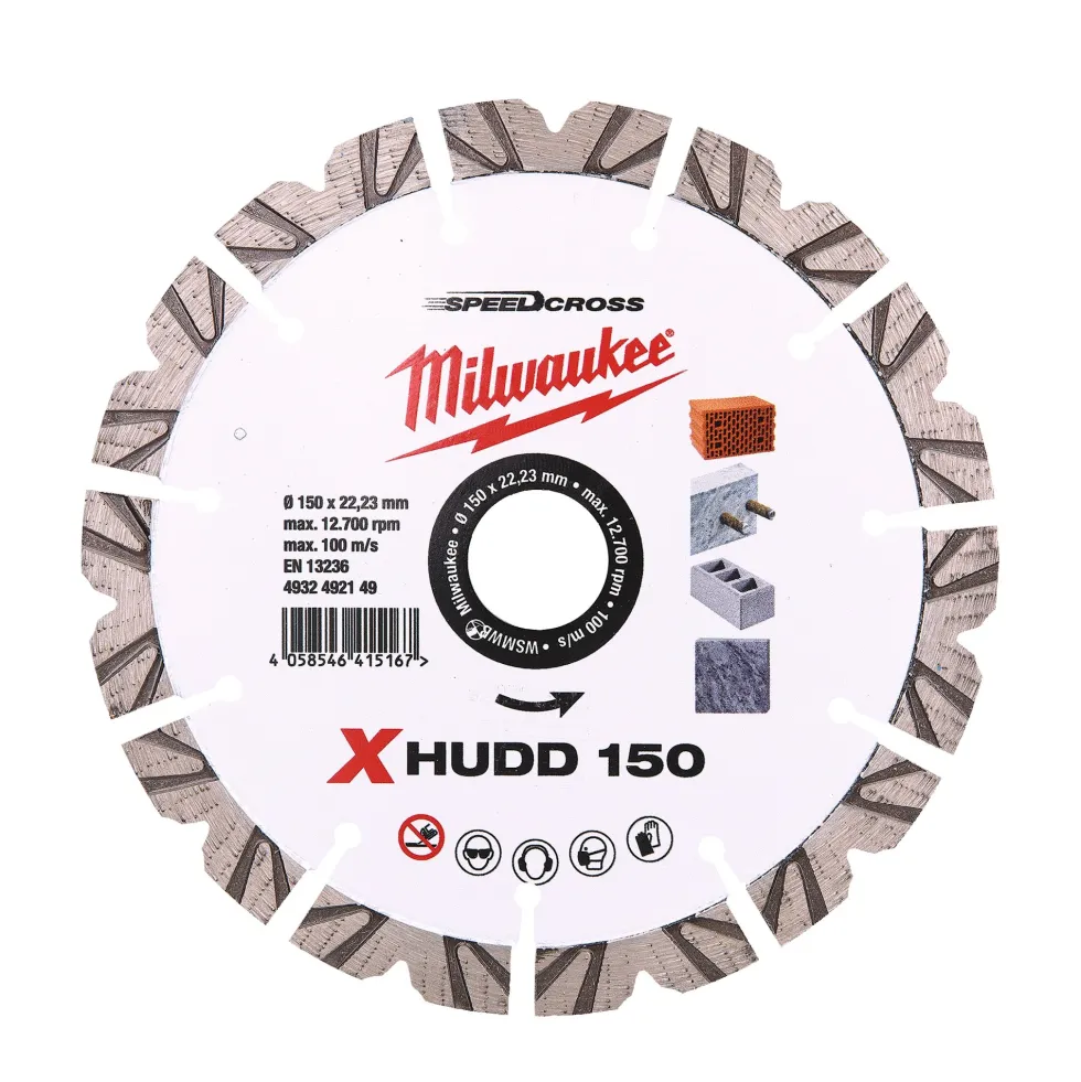 Milwaukee Diamantskiva Xhudd 150Mm