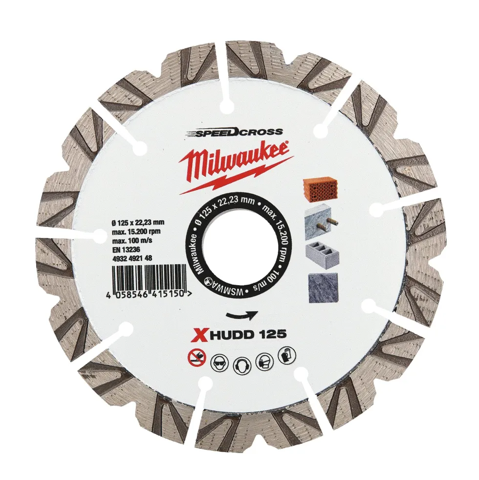 Milwaukee Diamantskiva Xhudd 125Mm