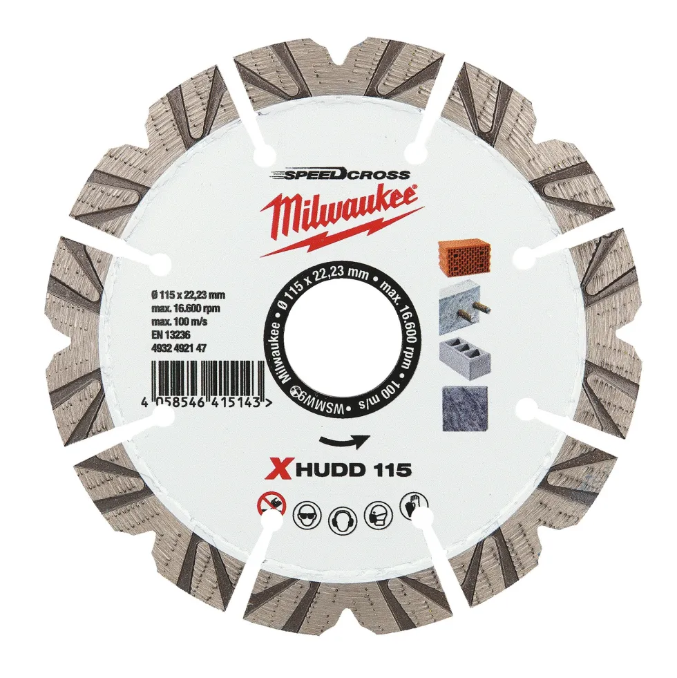 Milwaukee Diamantskiva Xhudd 115Mm