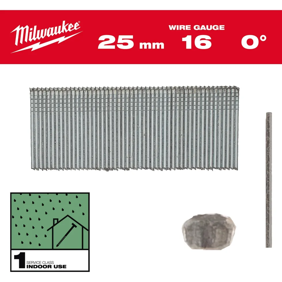 Milwaukee Dyckert 16G/0°/32Mm/G/C1 5000P