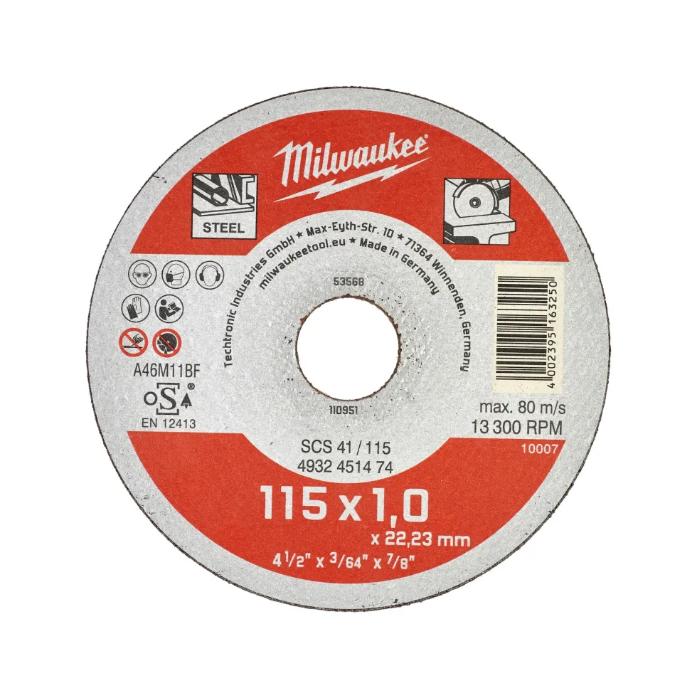Milwaukee Kapskiva STD
