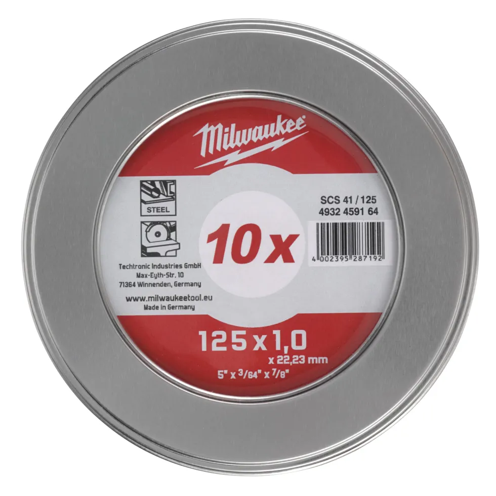 Milwaukee Kapskiva Std Scs125X1 Tb 10P
