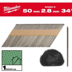 Milwaukee Maskinspik 34°50/Ss/B/C1 2200P