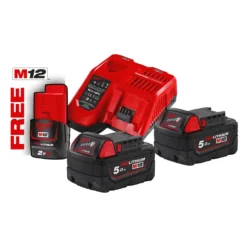 Milwaukee M18 NRG-502 M18 Batterikit