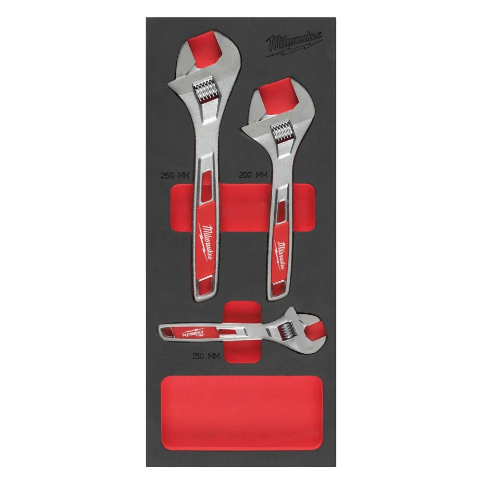 Milwaukee Skiftnyckel Toolguard™ 3P