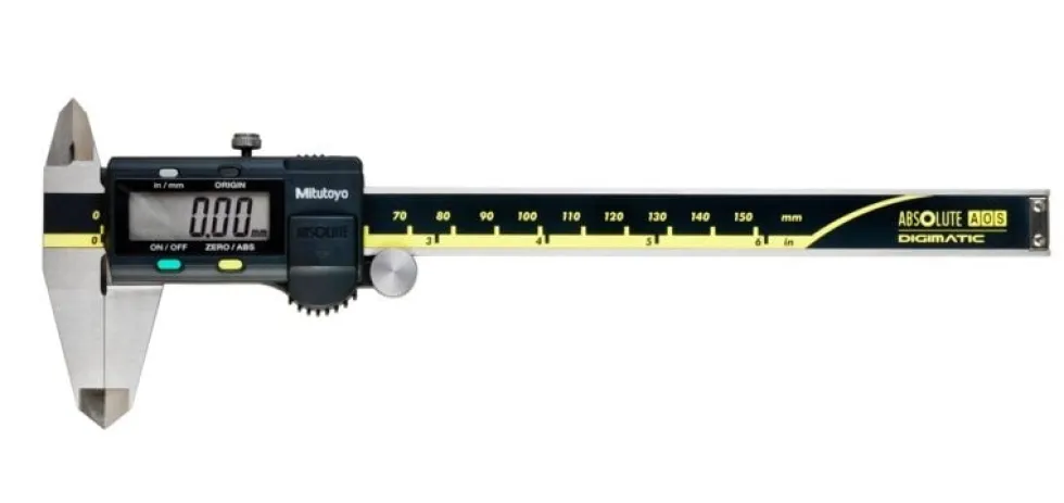 Mitutoyo ABSOLUTE AOS Digimatic Skjutmått 500-178-30 0-6in, 0,0005in, rund sticka, friktionsrulle, datautgång
