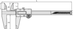 Mitutoyo ABSOLUTE Digimatic Skjutmått 500-501-10 0-600mm, 0,01mm, datautgång