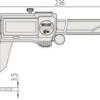 Mitutoyo ABSOLUTE Digimatic Skjutmått 573-662-20 för mätning av rörtjocklek 0-150mm, 0,01mm, IP67, datautgång