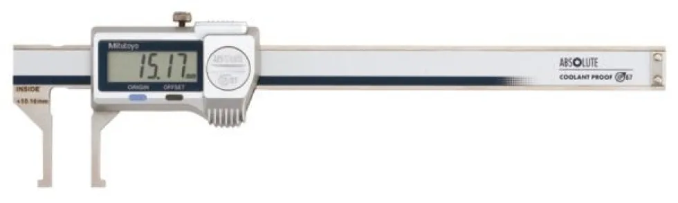 Mitutoyo ABSOLUTE Digimatic Skjutmått 573-647-20 med utåtriktade mätskänklar 10,1-160mm, 0,01mm, IP67, datautgång