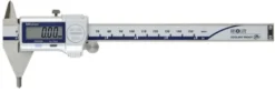 Mitutoyo ABSOLUTE Digimatic Spetsskjutmått 573-725-20 0-6in, 0,0005in smala skänkelspetsar, IP67, friktionsrulle, datautgång