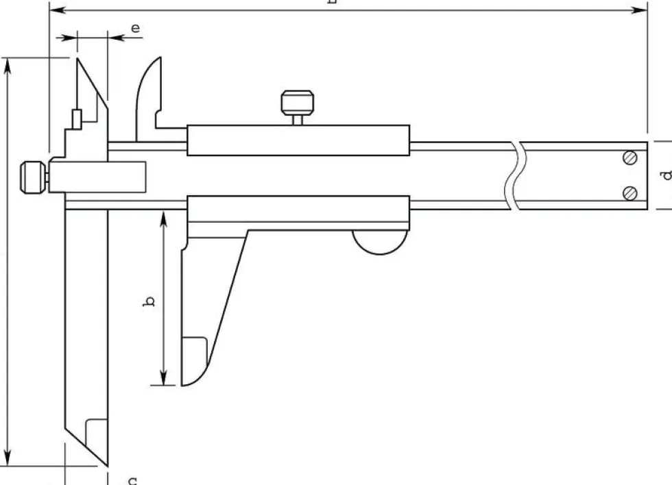 Mitutoyo Nonieskjutmått 536-103 med Offset-funktion 0-300mm, 0,05mm