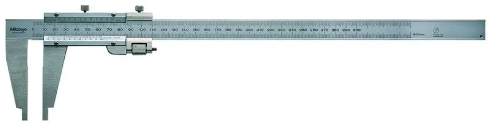 Mitutoyo Nonieskjutmått 160-127 med rundade mätytor 0-300mm, 0,02mm, finjustering
