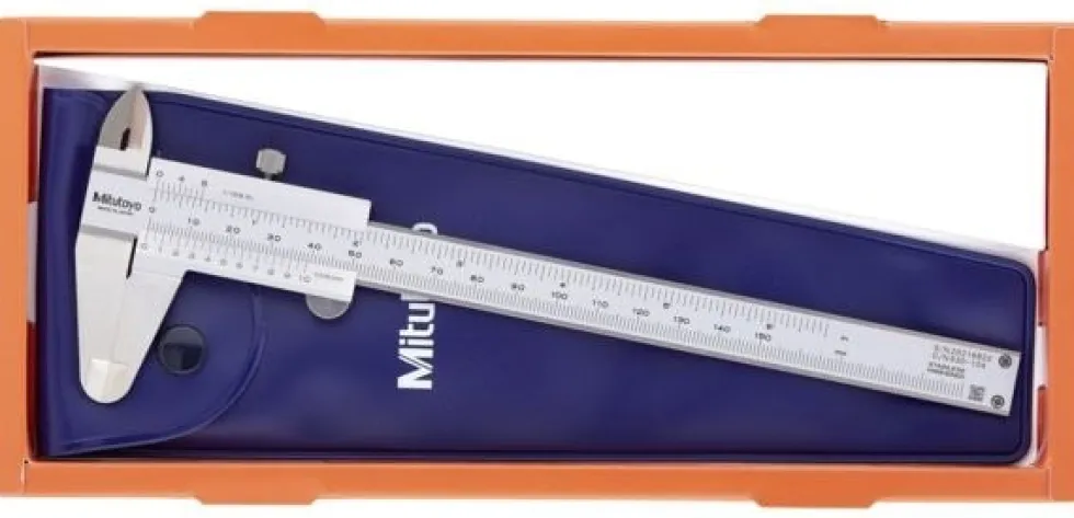 Mitutoyo Nonieskjutmått 530-104 0-150mm, 0,05mm, flat sticka