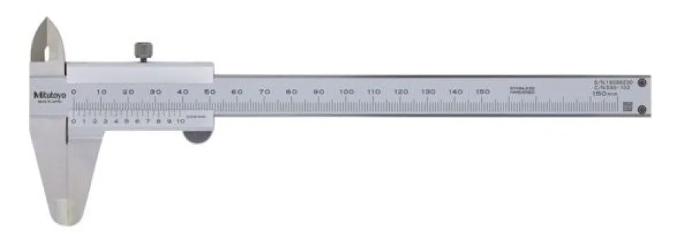 Mitutoyo Nonieskjutmått 530-102 0-150mm, 0,05mm, rund sticka