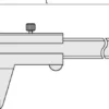 Mitutoyo Nonieskjutmått 530-124 0-300mm, 0,02mm, flat sticka