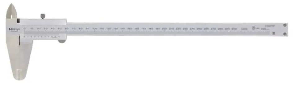 Mitutoyo Nonieskjutmått 530-124 0-300mm, 0,02mm, flat sticka