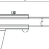 Mitutoyo Ritsskjutmått 536-223 0-300mm, 0,05mm hårdmetallbel. skänklar