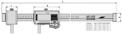 Mitutoyo Skjutmått 552-184-10 i kolfiber 0-1500mm, 0,01mm utbytbara mätinsatser, IP66, datautgång