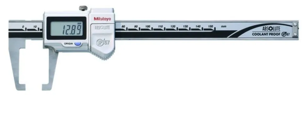 Mitutoyo Skjutmått 573-653-20 med inåtriktade mätskänklar 0-150mm, 0,01mm, IP67