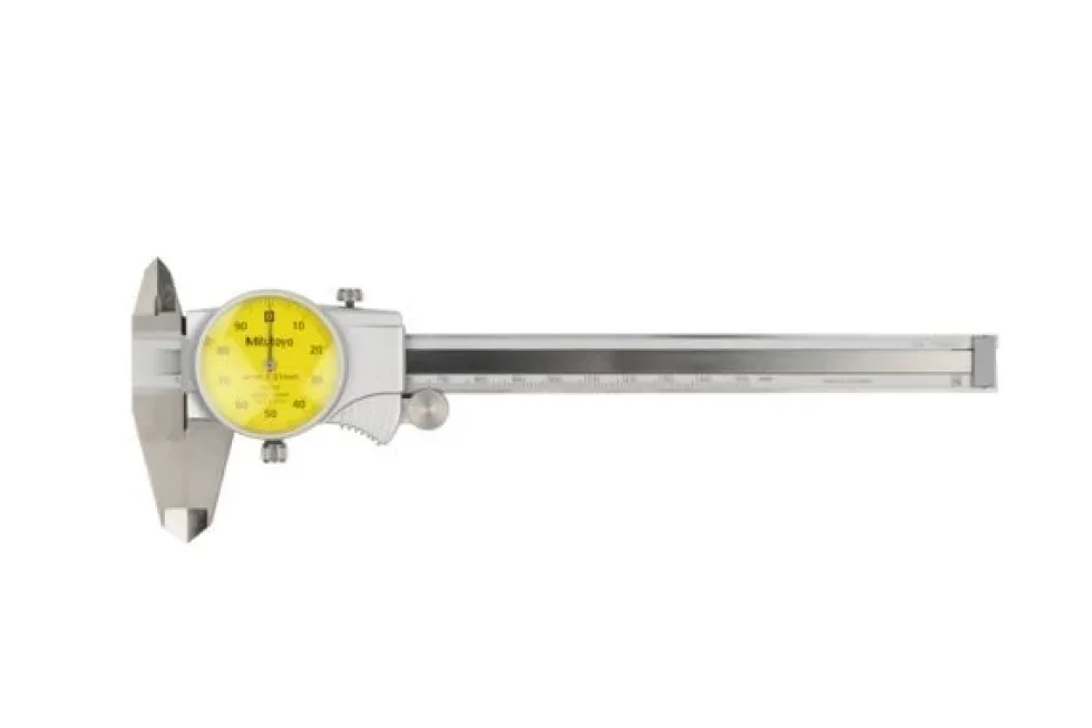 Mitutoyo Skjutmått 505-732 med mätur 0-150mm, 0,01mm, 1mm/varv, flat sticka