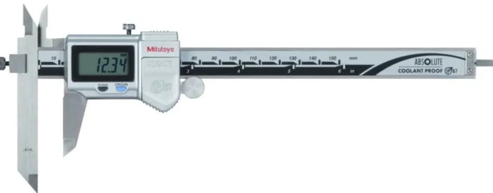 Mitutoyo Skjutmått 573-701-20 med Offset-funktion 0-6in, 0,0005in, IP67, datautgång