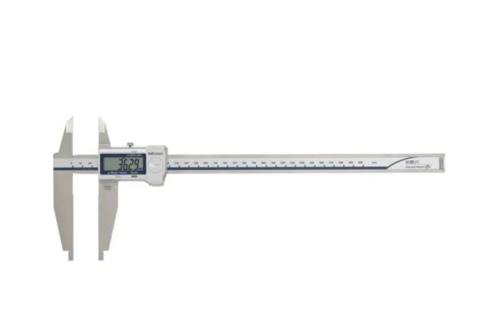 Mitutoyo Skjutmått 551-331-20 med rundade mätytor 0-300mm, 0,01mm standardskänklar, IP67, datautgång