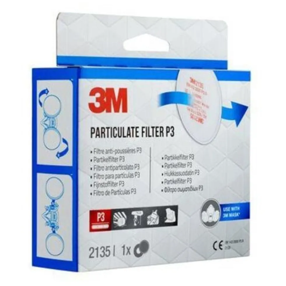 3M Partikelfilter P3 2-styck
