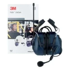 3M Peltor LiteCom hörselskydd med hjälmfäste, 33 dB, PMR 446 MHz, MT53H7P3E4400-EU