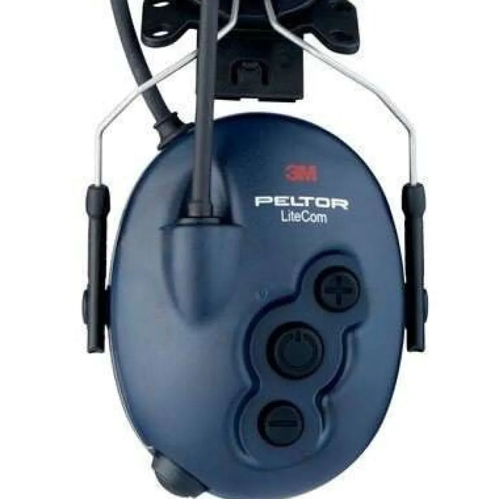 3M Peltor LiteCom hörselskydd med hjälmfäste, 33 dB, PMR 446 MHz, MT53H7P3E4400-EU