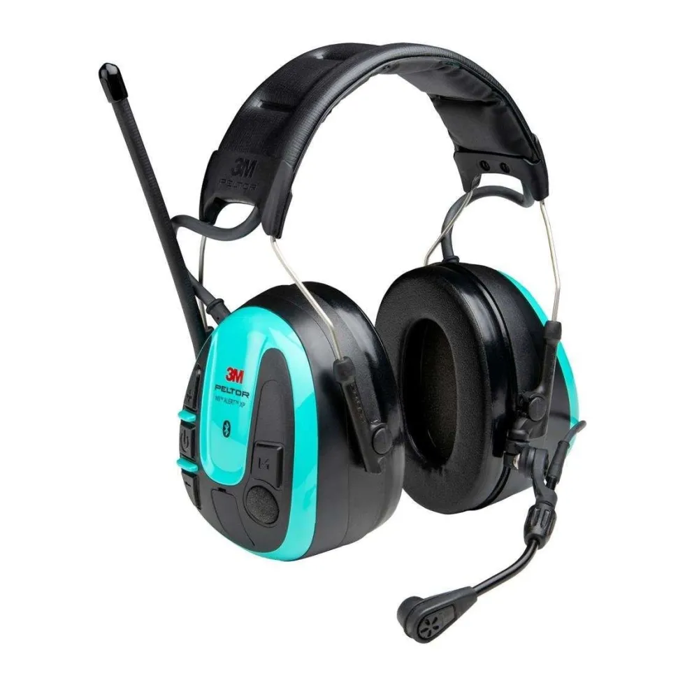 3M Peltor WS Alert XP+ Headset Hörselskydd Hjässbygel