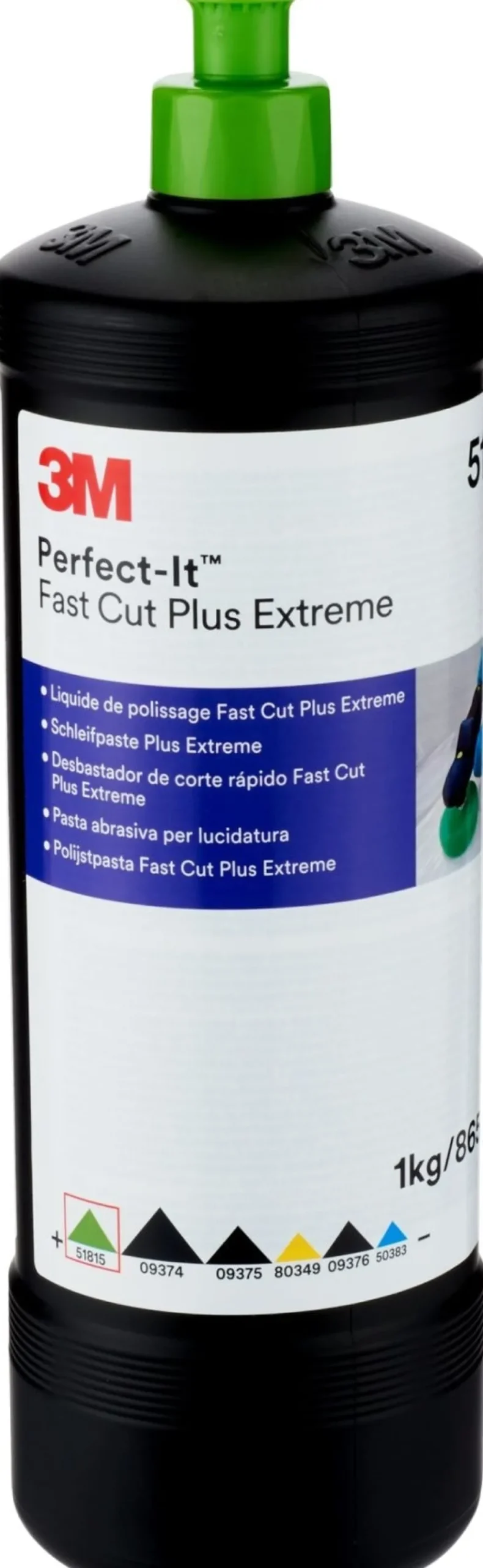 3M Perfect-it Slipmedel Fast Cut Plus Extreme Grön 1kg, 51815