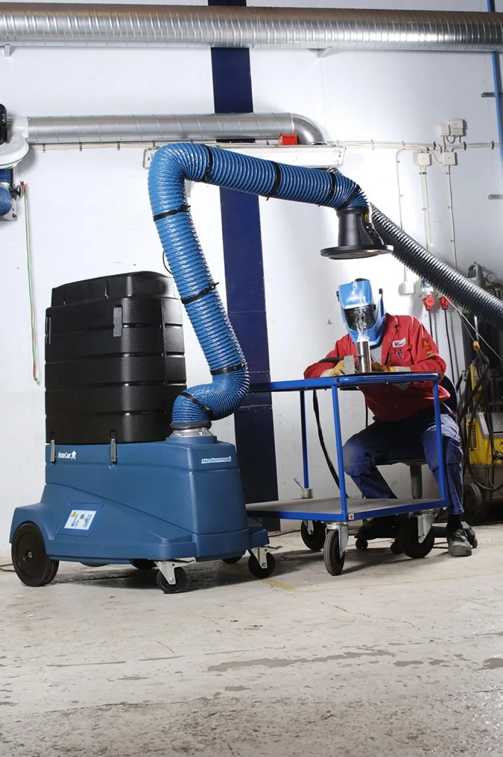 Nederman Svetsutsug mobilt Filtercart+ 230V 3,0m utan lampa