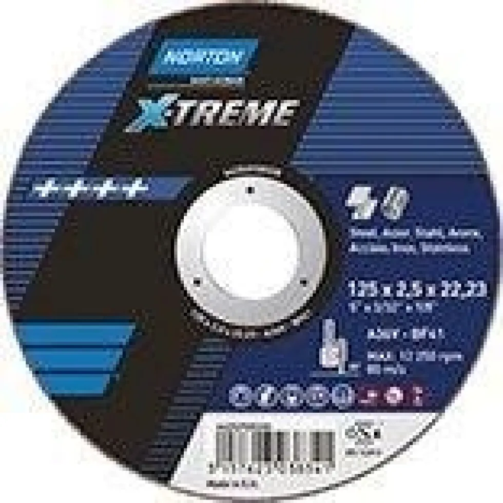 Norton Kapskiva för metall X-Treme Life 125x2,0x22,23mm A36W Typ 41