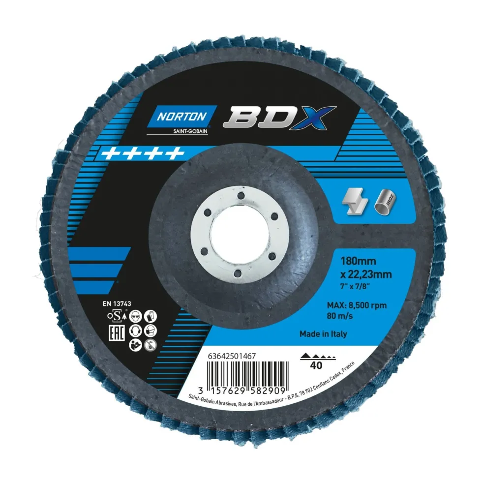 Norton Lamellrondell BDX 180x22,23mm, konisk