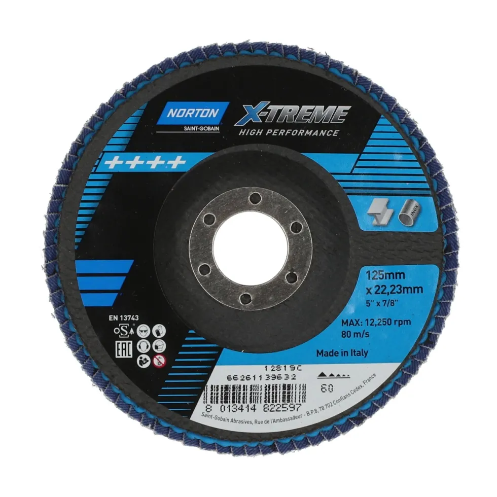 Norton Lamellrondell X-Treme Pink R928 125x22,23mm, konisk
