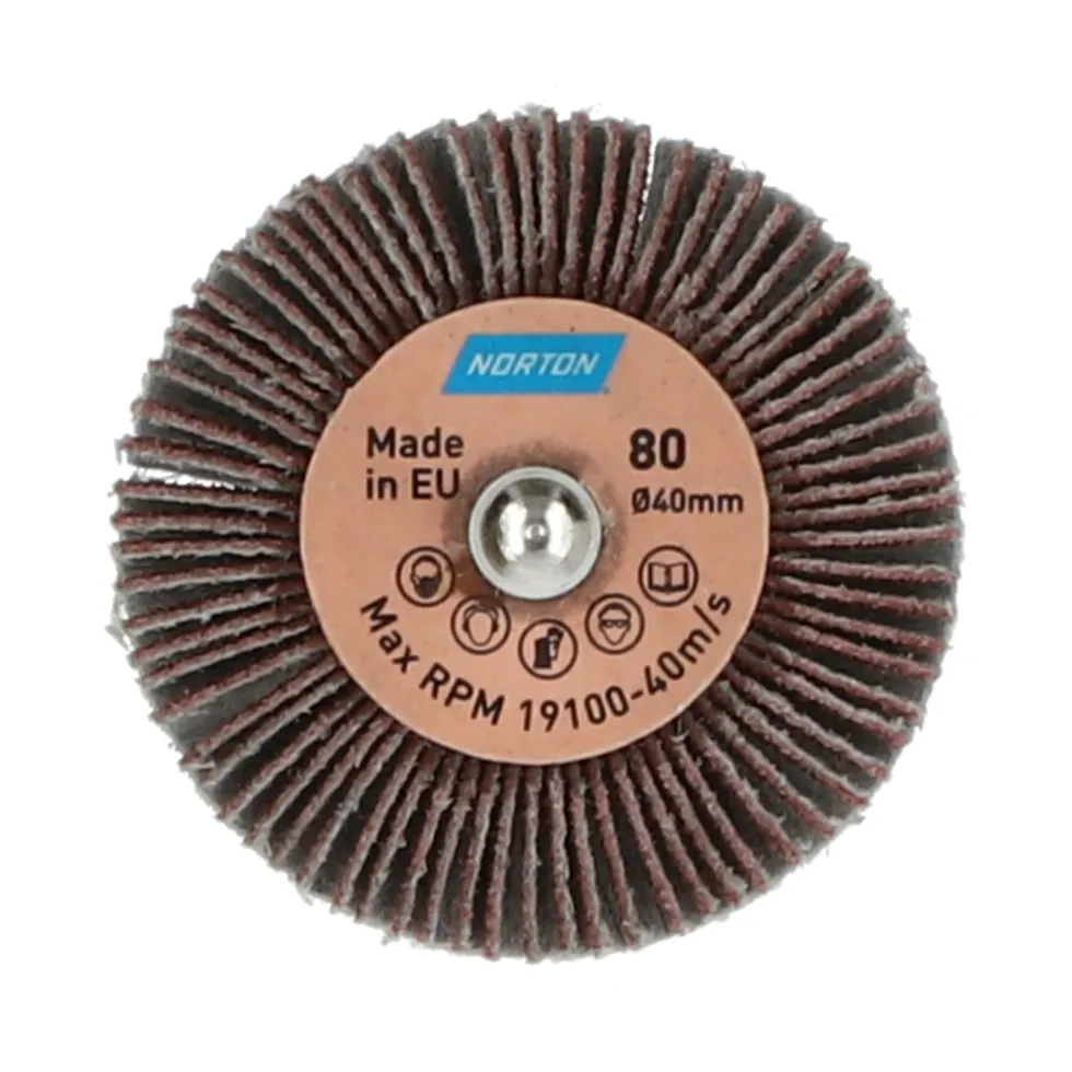 Norton Lamellslipstift 40x15x6mm 80 korn