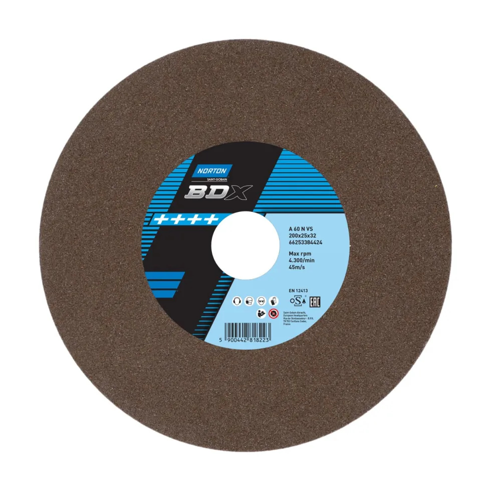 Norton Slipskiva BDX 200x25x32/20 A 60 NVS Brun