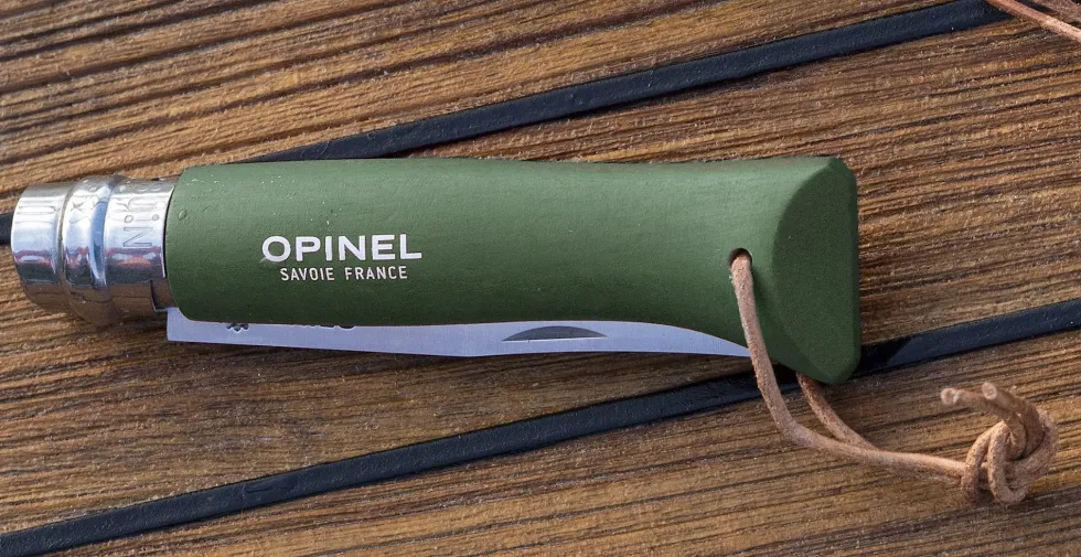 Opinel Colorama Trekking Stainless Steel No8 Khaki 8,5 cm